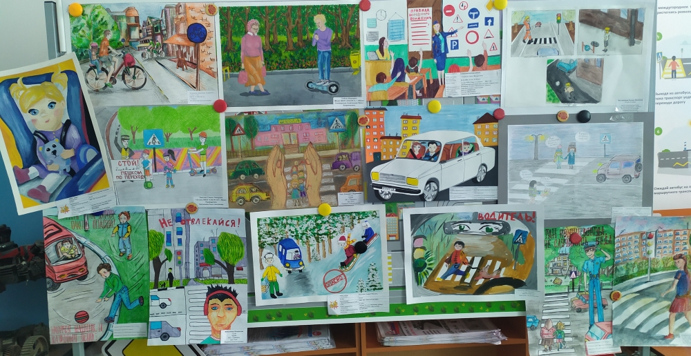 Итоги республиканского конкурса детского рисунка для обучающихся студий изобразительного искусства  «Правила дорожного движения в картинках»